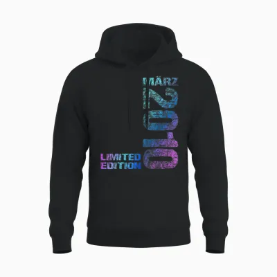 März 2010 Junge Mädchen 16. Geburtstag Limited Edition 16 Unisex Hoodie - Black