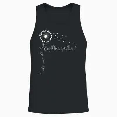 Liebe Was Du Tust, Physiotherapeutin Frauen Ergotherapeutin Unisex Tank Top - Black