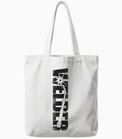 Welder Welding Vintage Welder Tote Bags - White