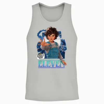 Stranger Things Tales from '85 Eleven Unisex Tank Top - Ash