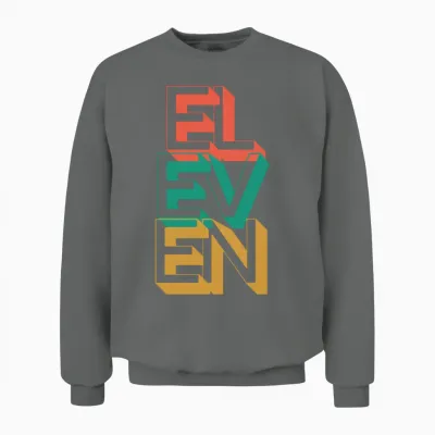Retro Eleven Unisex Sweatshirt - Graphite Heather