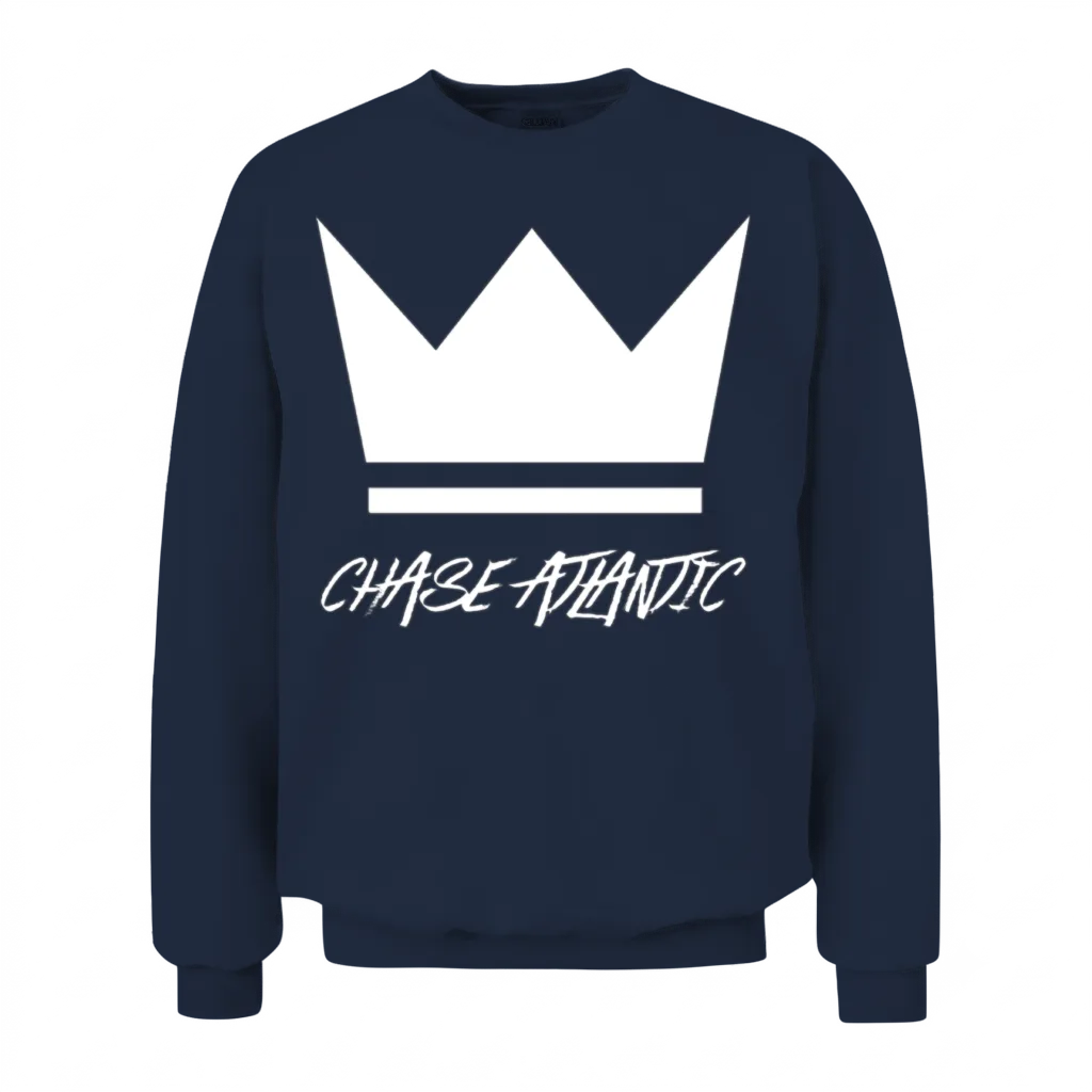 Chase Atlantic Large Crown Unisex Sweatshirt - Navy