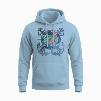 American Billfish Unisex Hoodie - Light Blue