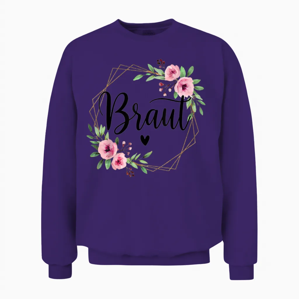 Braut Jga Junggesellenabschied Junggesellinnenabschied Unisex Sweatshirt in Purple