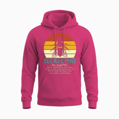 Funny Beekeeping Definition Unisex Hoodie - Heliconia
