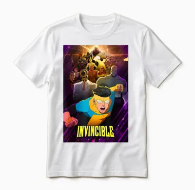 Invincible Guardians of the Globe vs Machine Head Unisex T-Shirt - White