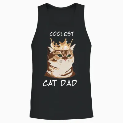 Funny Animals Unisex Tank Top - Black