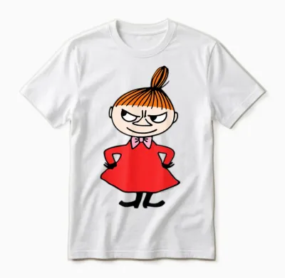 Moomin Little My Hands on Hips T-Shirt, White Unisex T-Shirt - White