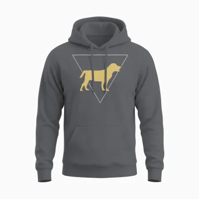 Dog Unisex Hoodie - Charcoal