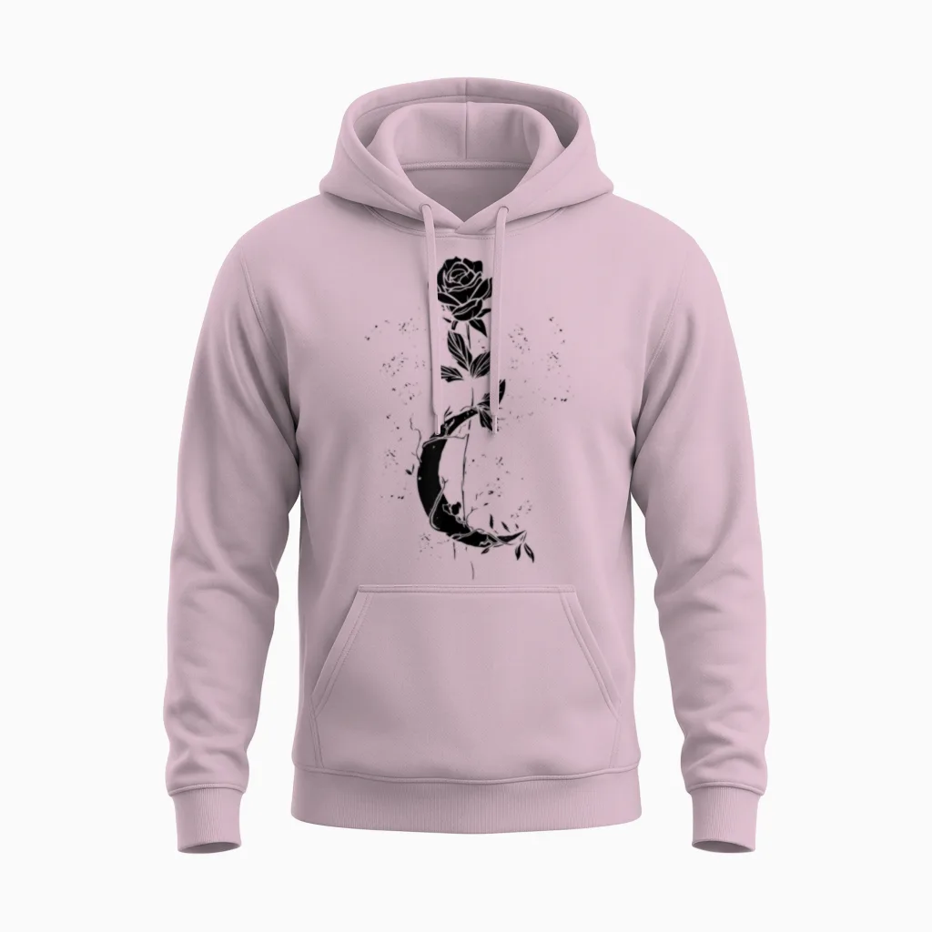 Boy Girl Aesthetic Grunge Clothing Unisex Hoodie in Light Pink