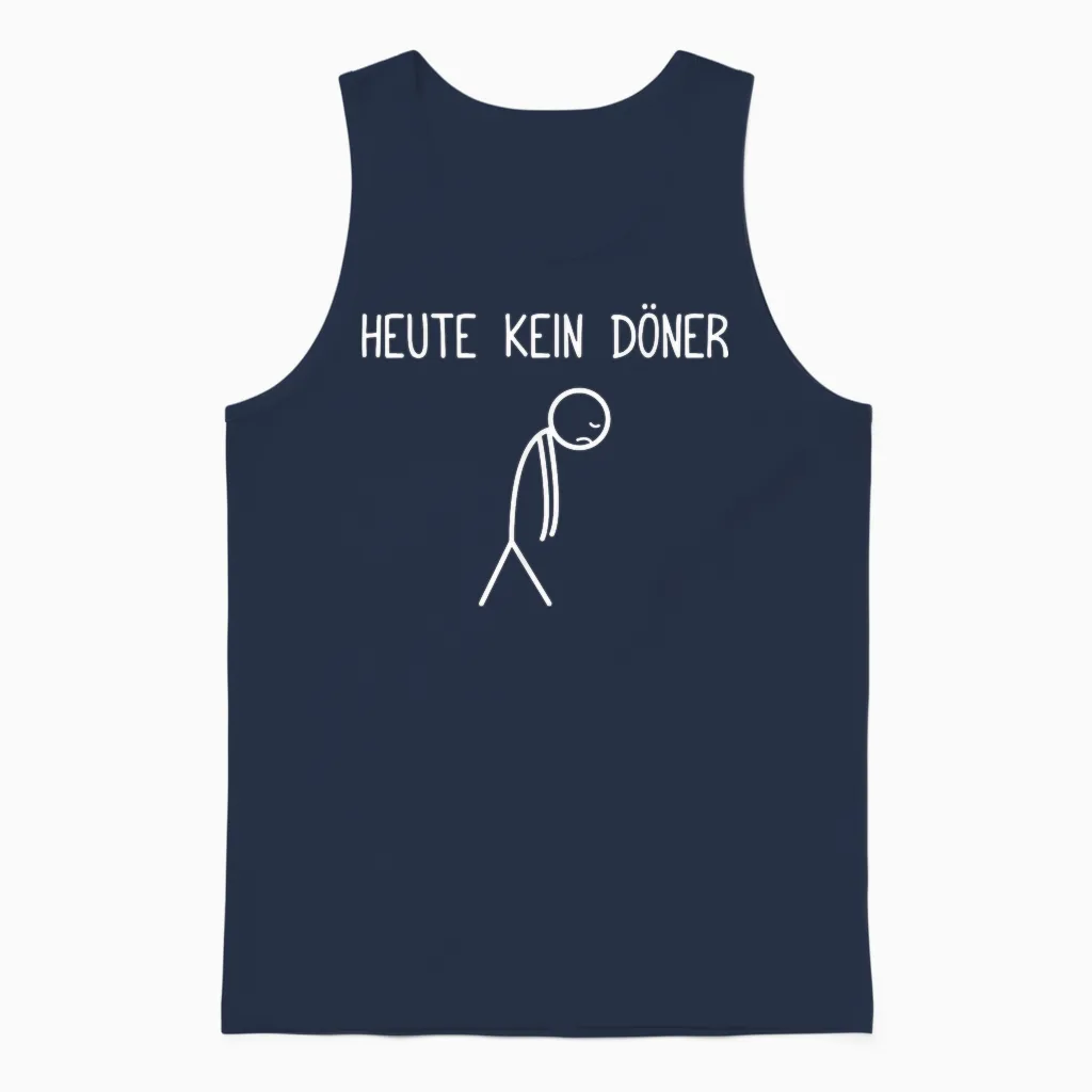 Heute Kein Döner Dönerspieß Dönerliebhaber Döner Unisex Tank Top in Navy