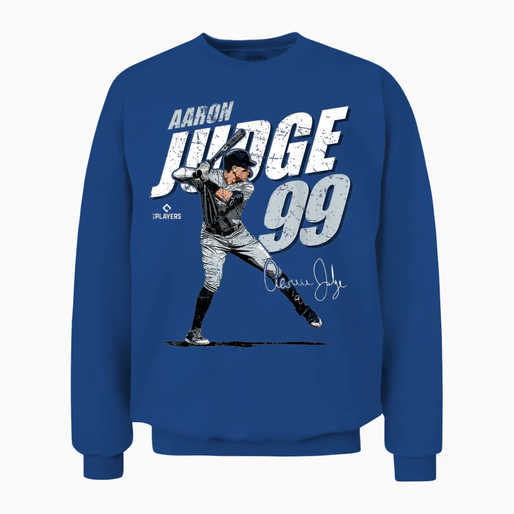 Mlbpa - Major League Baseball Aaron Judge - Mlbjud3001 Unisex Sweatshirt in Royal