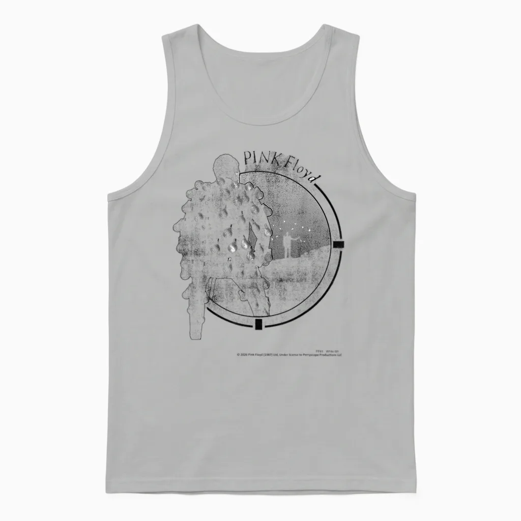 Pink Floyd Pink Floyd Silhouette De Tonnerre Délicate Unisex Tank Top in Ash