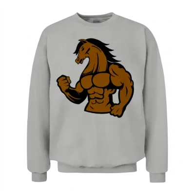 Strong Horse Unisex Sweatshirt - Ash