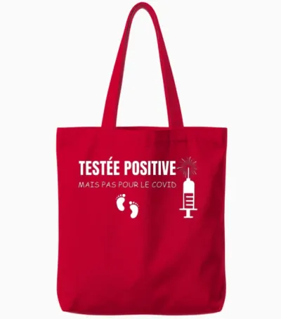 Announcement Pregnancy, Couple Shirt, Future Maman Tote Bags - Red