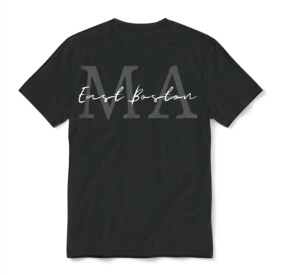 East Boston Massachusetts Ma Vacation Unisex T-Shirt - Black