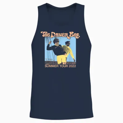 Visite D'été '22 Dates Unisex Tank Top - Navy