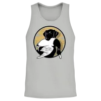 A Dog with Duck Lovers Unisex Tank Top - Ash – 2