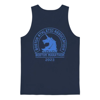 Boston Marathon 2023 Unisex Tank Top - Navy