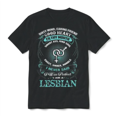 Dirty Mind, Caring Friend Good Heart Filthy Mouth Unisex T-Shirt - Black
