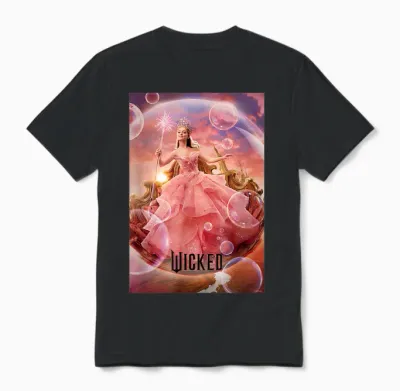 Wicked Glinda Bubble Unisex T-Shirt - Black