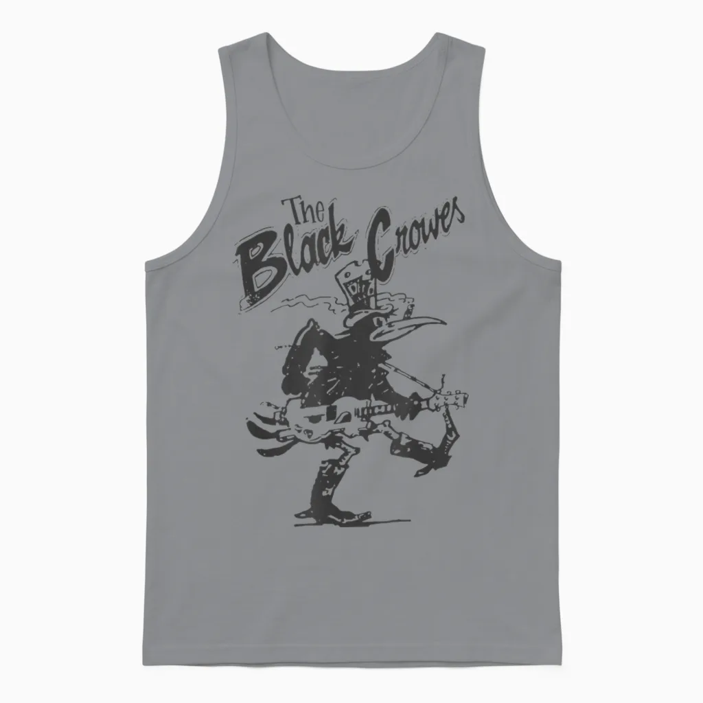 Offizielle Black Crowes Gitarre Unisex Tank Top in Sport Grey