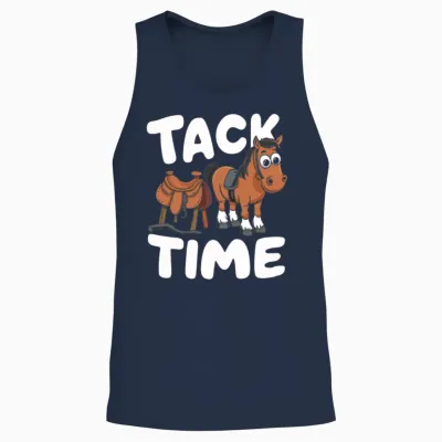 Horses and Humor for Every Horse Lover And Unisex Tank Top - Navy