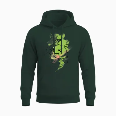 Cut the Rope: Om Nom Juxtapose Painter Unisex Hoodie - Forest