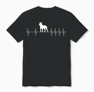 Boston Terrier Dog for Dog Lover Unisex T-Shirt - Black