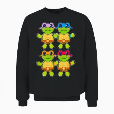 Tmnt Babies Unisex Sweatshirt - Black