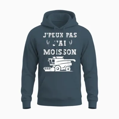 Je Peux Pas J'ai Moisson Cadeau Agriculteur Homme Papa Drôle Unisex Hoodie - Dark Heather