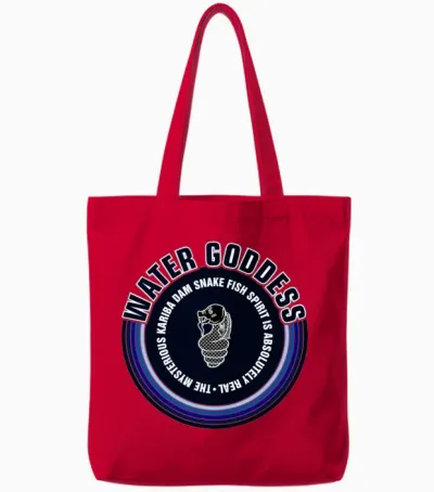 Nyaminyami Water Goddess Swag Tote Bags - Red