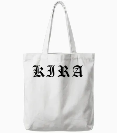 Kira Note Death Tote Bags - White