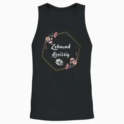 40 Geburtstag Frau I Zehnunddreissig Unisex Tank Top - Black