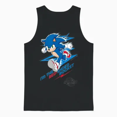 Sonic the Hedgehog: Movie 3 Unisex Tank Top - Black