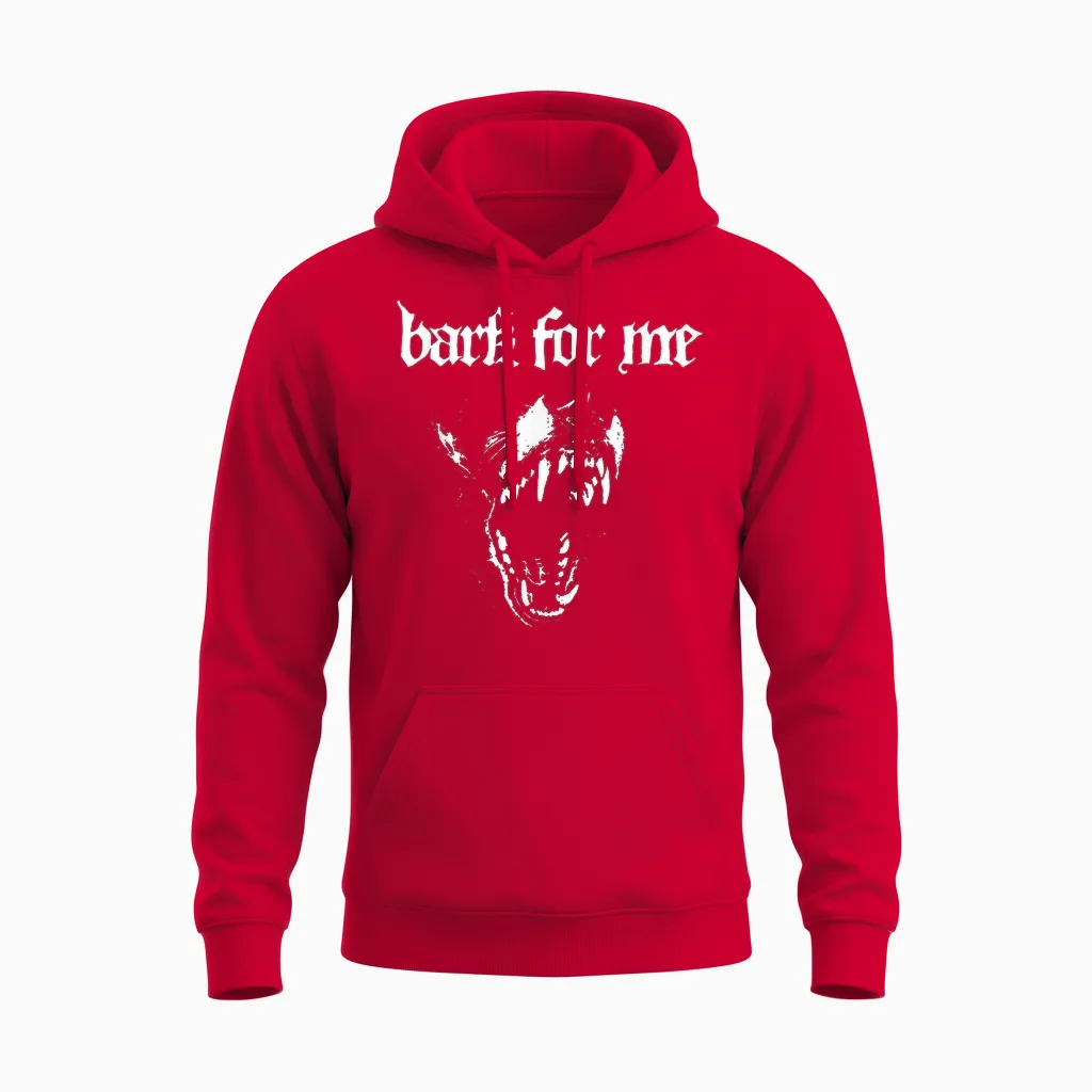 Blackletter Aesthetic Trendy Unisex Hoodie in Red