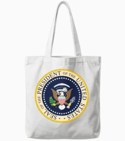 Seal of the President the United States 4th July Tote Bags - White