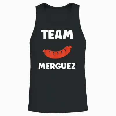 Humour Saucisse Barbecue Team Merguez Unisex Tank Top - Black