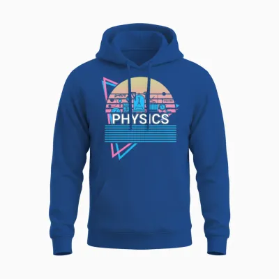 Physics Retro Science Unisex Hoodie - Royal