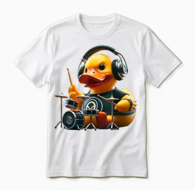 Rubber Beater Duck Duckie Unisex T-Shirt - White