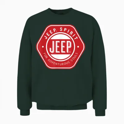Jeep Spirit for Adventurous Souls T-Shirt, Black, S Unisex Sweatshirt - Forest