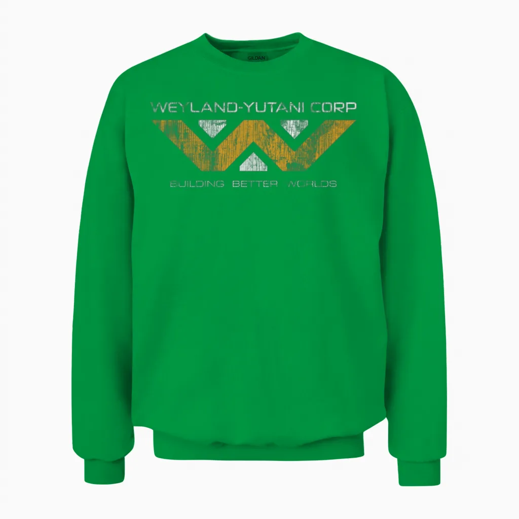 Weyland Yutani Corp Unisex Sweatshirt in Irish Green