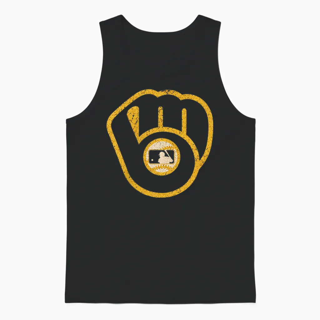 Vintage Brewers Retro Classic Gifts for Men Women Unisex Tank Top in Black