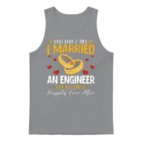 Funny Engineering Husband and Wife- Funny Engineer Unisex Tank Top - Sport Grey – 1