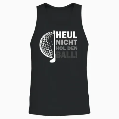Witziges Golfspieler Golf Golfball Golfschläger Unisex Tank Top - Black