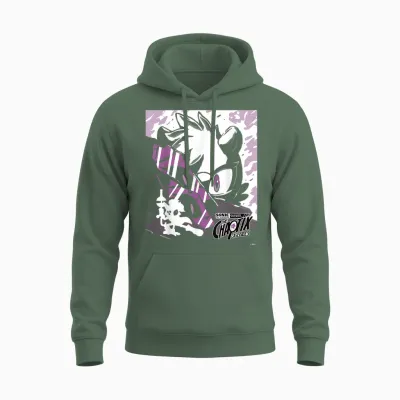 Sonic the Hedgehog Chaotix Casefiles Episode 3 Unisex Hoodie - Military Green
