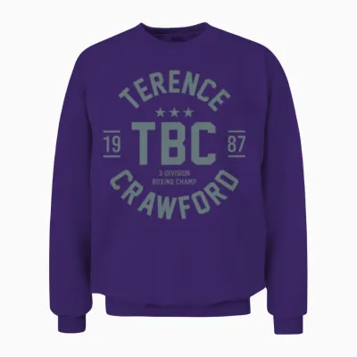 Tbc Terence Crawford Unisex Sweatshirt - Purple