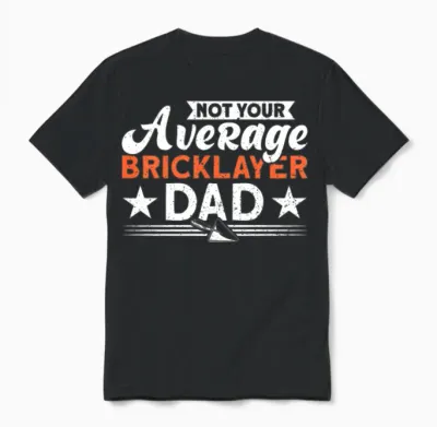 Bricklayer Brickmason Masonry Unisex T-Shirt - Black