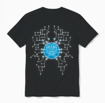Cpu Data Circuit Computer Nerd Electrical Board Unisex T-Shirt - Black