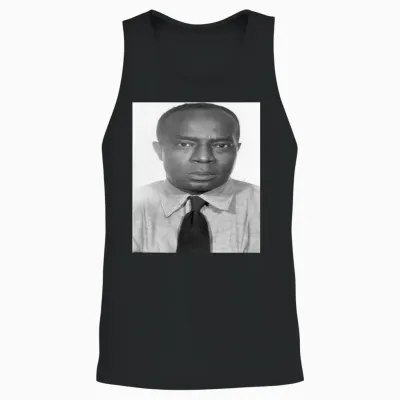 Bumpy Johnson (younger Yrs) Unisex Tank Top - Black
